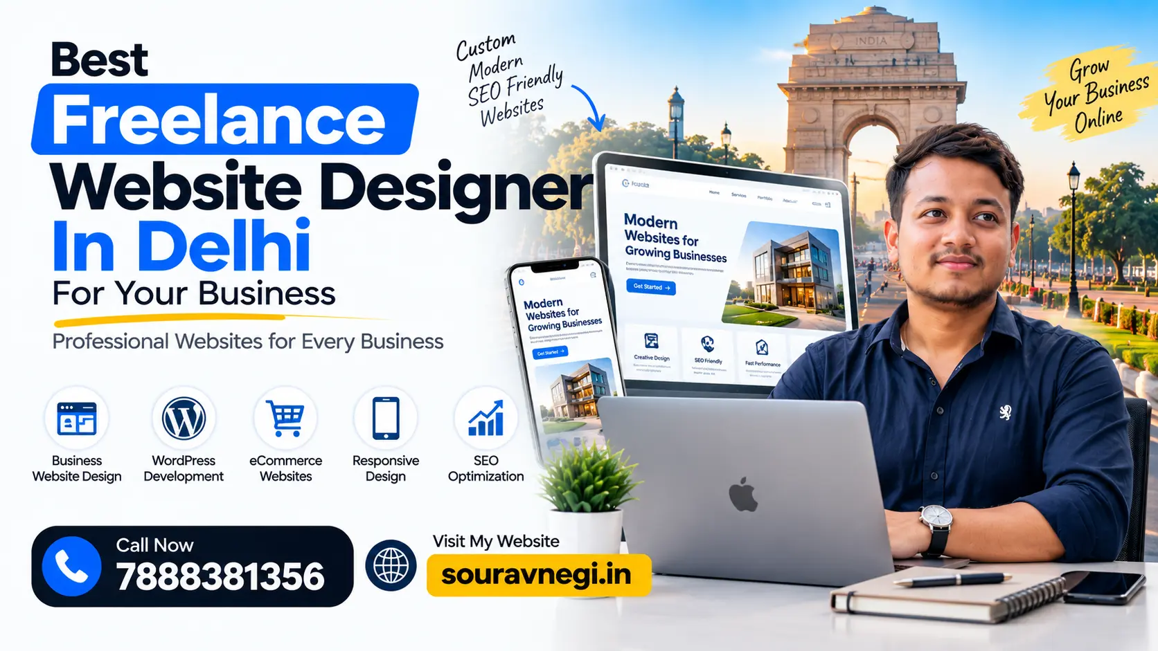Best Freelance Website Designer in Delhi for Your Business