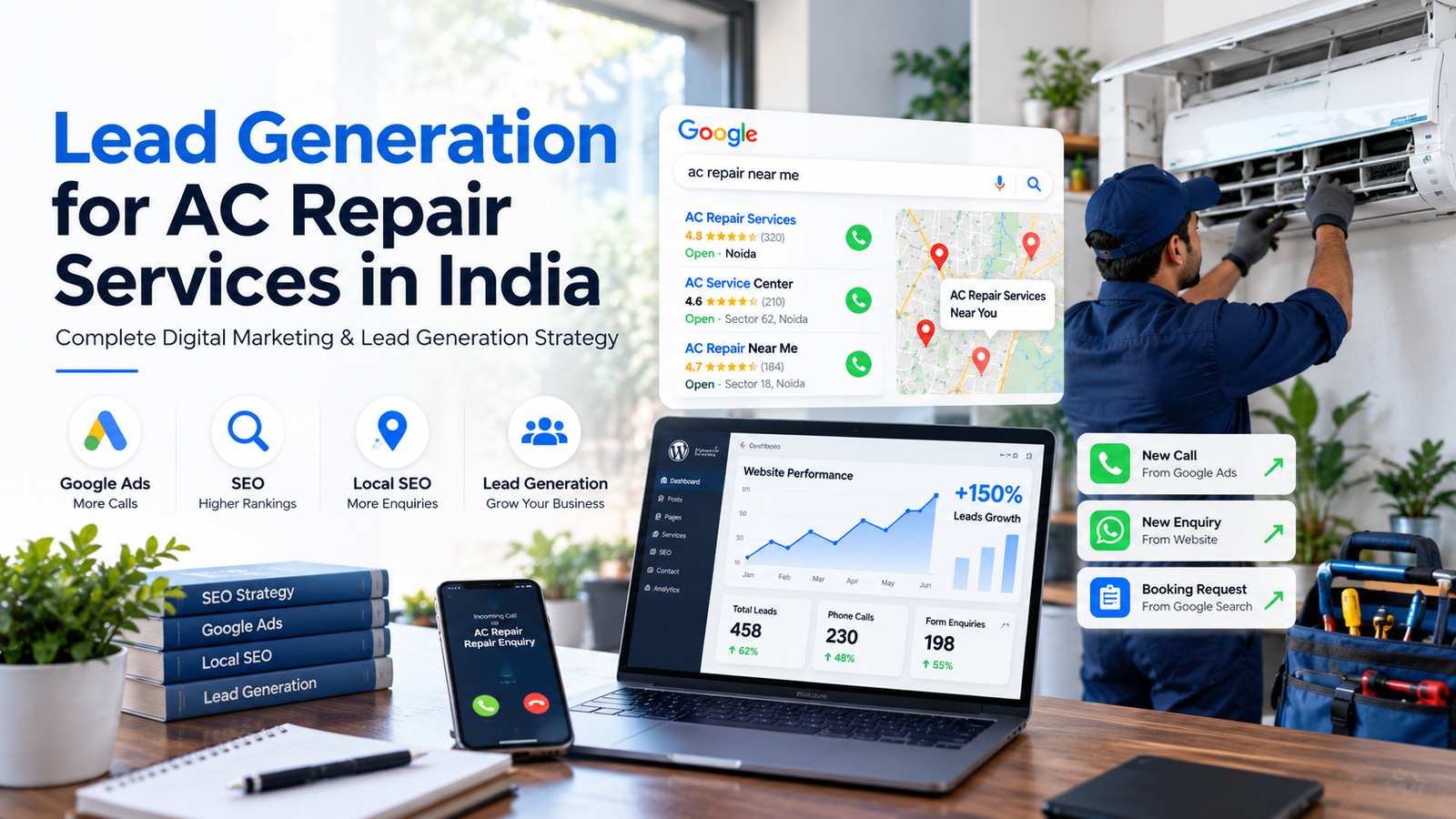 How to Generate Leads for AC Repair Services in India